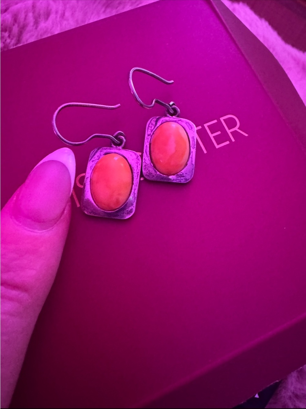 Yello Stone sterling silver Drop Earrings - Women Jewelry